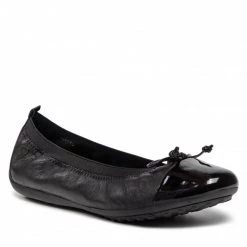 Chaussures Basses Ballerines GEOX - J Piuma Bal F J11B0F 03902 C9999 D Noir Noir