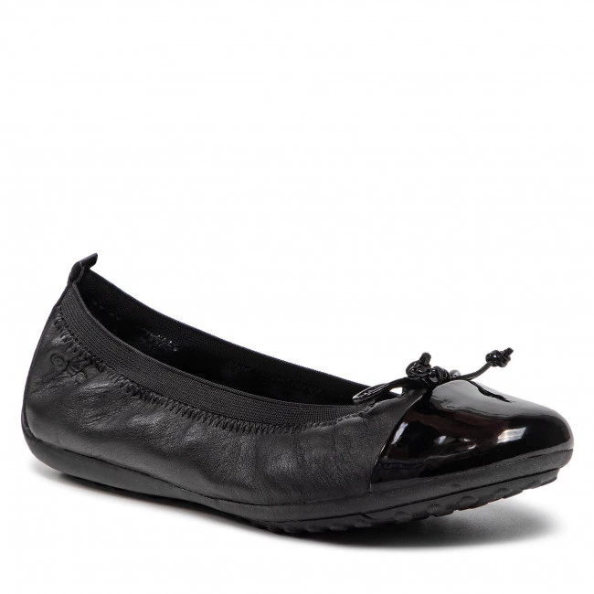 Chaussures Basses Ballerines GEOX - J Piuma Bal F J11B0F 03902 C9999 D Noir Noir