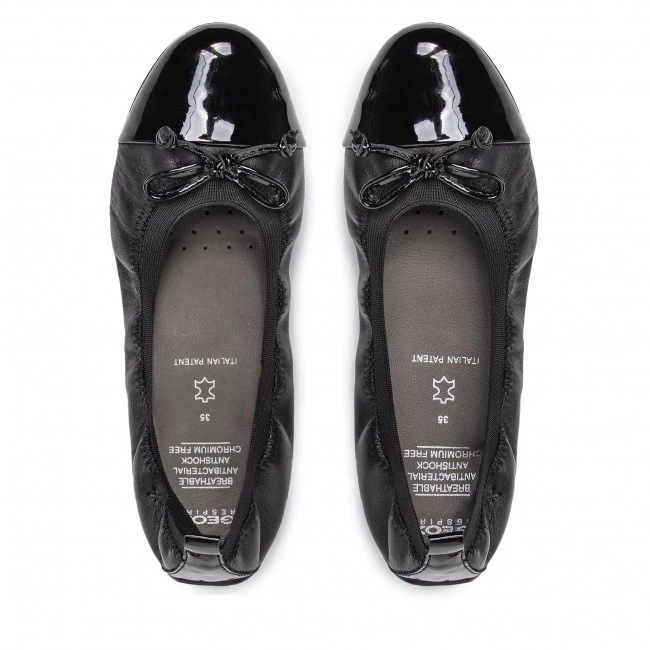 Chaussures Basses Ballerines GEOX - J Piuma Bal F J11B0F 03902 C9999 D Noir Noir – Image 6