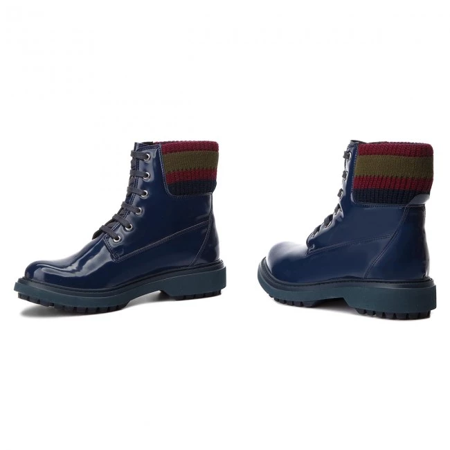 Bottes Et Autres Bottes De Randonnée GEOX - A Asheely B D847AB 000BC C4000 Blue Bleu Marine – Image 2
