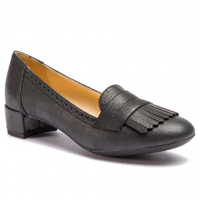 Chaussures Basses GEOX - D Carey C D82V8C 000BN C9999 Black Noir