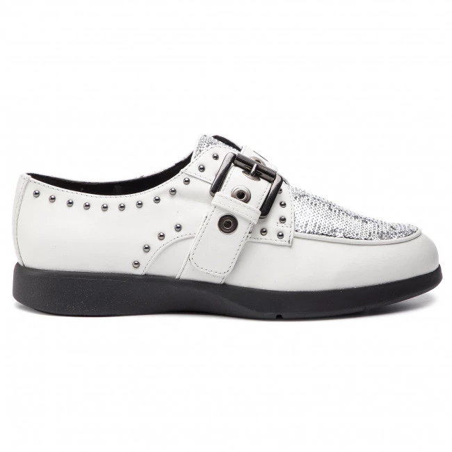 Chaussures Basses GEOX - D Arjola G D92DHG 043AY C0007 White/Silver Blanc, Argent â Image 2