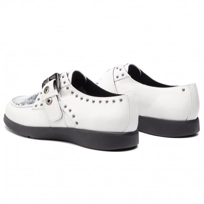 Chaussures Basses GEOX - D Arjola G D92DHG 043AY C0007 White/Silver Blanc, Argent â Image 3