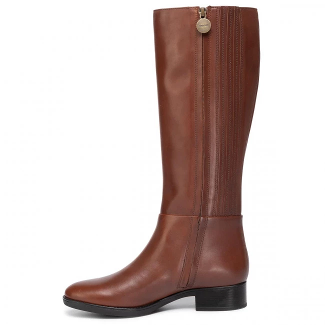 Bottes Et Autres Bottes Cavalières GEOX - D Felicity D D84G1D 00043 C0013 Brown Marron – Image 4