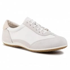 Chaussures Basses Sneakers GEOX - D Vega A D0209A 02285 C1209 Off White/White Blanc