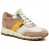 Chaussures Basses Sneakers GEOX - D Tabelya A D02AQA 02211 C5Q1Z Dk Skin/White Multicolore, Rose
