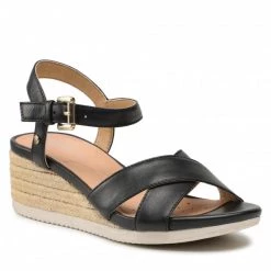 Mules Et Sandales Espadrilles GEOX - D Ischia Corda C D02HHC 00085 C9999 Black Noir