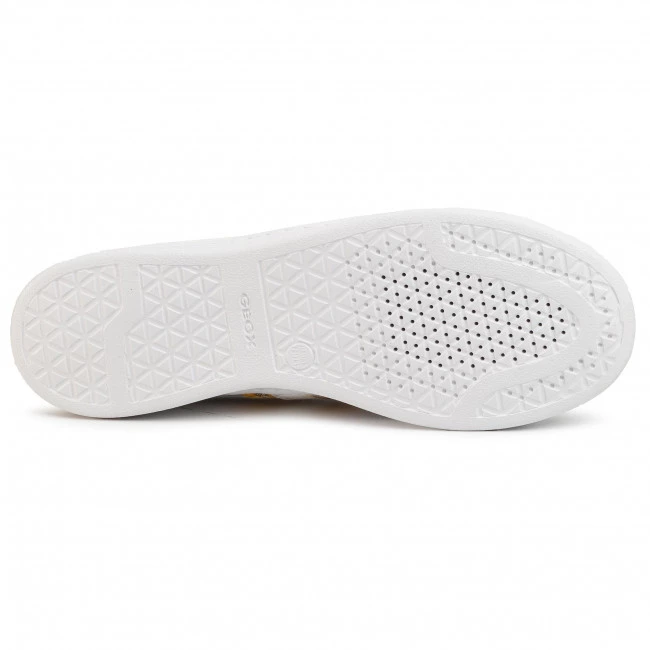 Chaussures Basses Sneakers GEOX - D Jaysen A D921BA 08554 C1372 White/Lt Yellow Blanc â Image 4