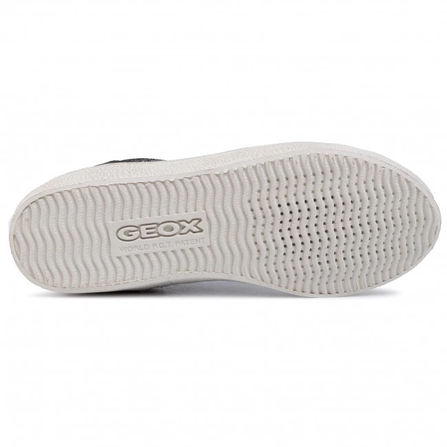 Chaussures Basses Sneakers GEOX - D Warley B D92FBB 0KYBC C0474 Argent Noir Noir, Argent – Image 4