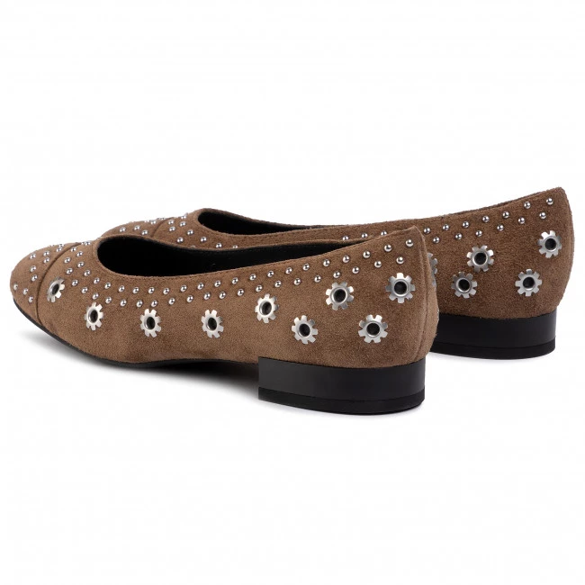 Chaussures Basses Ballerines GEOX - D Wistrey F D944GF 00023 C6777 Tobacco Marron â Image 3