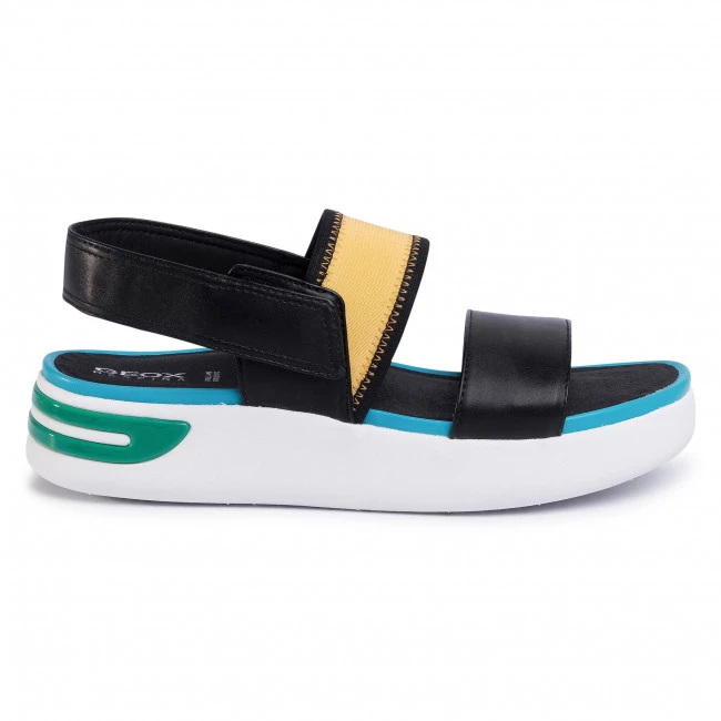 Mules Et Sandales Sandales GEOX - D Ottaya Sand B D02CMB 000BC C0490 Black/Turquoise Noir â Image 2