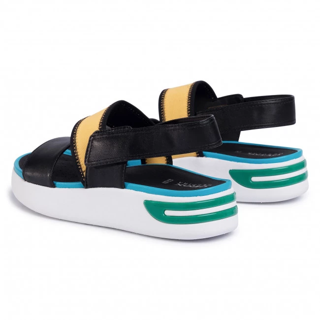 Mules Et Sandales Sandales GEOX - D Ottaya Sand B D02CMB 000BC C0490 Black/Turquoise Noir â Image 3