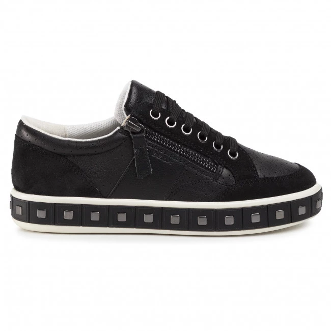 Chaussures Basses Sneakers GEOX - D Leelu' E D94FFE 08522 C9999 Black Noir â Image 2