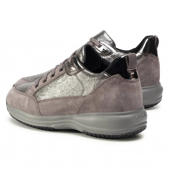 Chaussures Basses Sneakers GEOX - D Happy A D0462A 0CF22 C1G9F Gun/Dk Grey Gris â Image 3