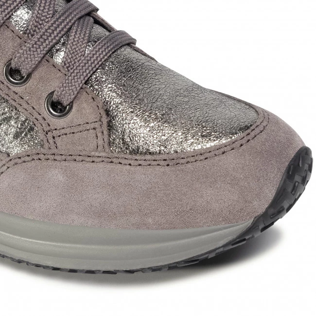 Chaussures Basses Sneakers GEOX - D Happy A D0462A 0CF22 C1G9F Gun/Dk Grey Gris â Image 6