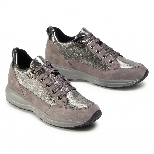 Chaussures Basses Sneakers GEOX - D Happy A D0462A 0CF22 C1G9F Gun/Dk Grey Gris â Image 5