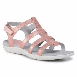 Mules Et Sandales Sandales GEOX - D Sand. Vega B D02R6B 000PV C8007 Dk Rose Rose