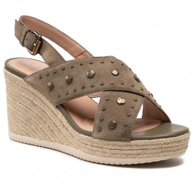 Mules Et Sandales Espadrilles GEOX - D Ponza A D15GVA 00022 C3005 Olive Vert