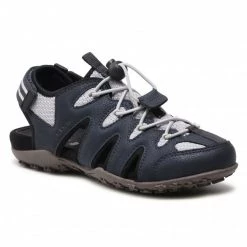 Mules Et Sandales Sandales GEOX - D Sand.Strel B D0225B 0EK14 C0832 Navy/Lt Grey Bleu Marine