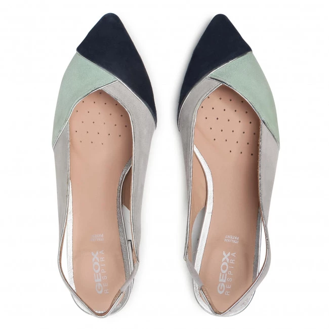 Mules Et Sandales Sandales GEOX - D Charyssa B D159BB 00021 C4E3Z Blue/Mint Multicolore, Gris â Image 6