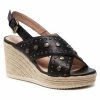 Mules Et Sandales Espadrilles GEOX - D Ponza A D15GVA 000TU C9999 Black Noir