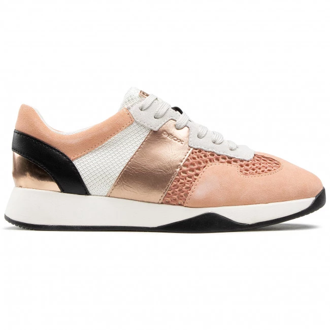 Chaussures Basses Sneakers GEOX - D Suzzie B D94FRB 02011 C8024 Peach Multicolore, Orange â Image 2