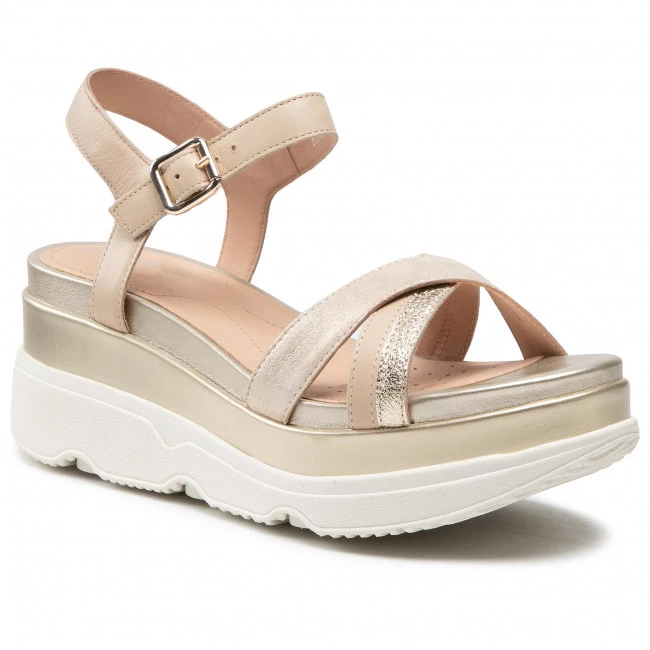 Mules Et Sandales Sandales GEOX - D Gardenia D D02HBD 0MA85 C5258 Sand/Lt Gold Beige