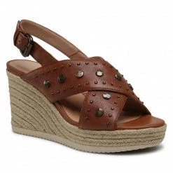 Mules Et Sandales Espadrilles GEOX - D Ponza A D15GVA 000TU C0013 Brown Marron