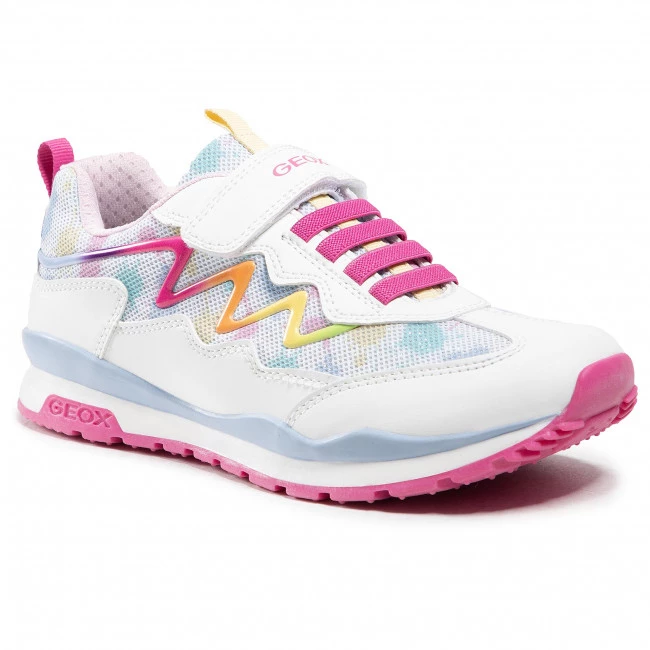 Chaussures Basses Sneakers GEOX - J Pavel G. A J158CA 0GFBC C0653 D White/Multicolor Blanc