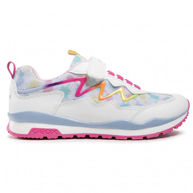 Chaussures Basses Sneakers GEOX - J Pavel G. A J158CA 0GFBC C0653 D White/Multicolor Blanc – Image 2