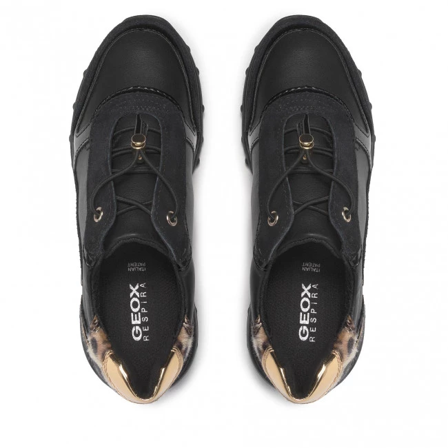 Chaussures Basses Sneakers GEOX - D Alleniee C D16LPC 05422 C9999 Black Noir â Image 6