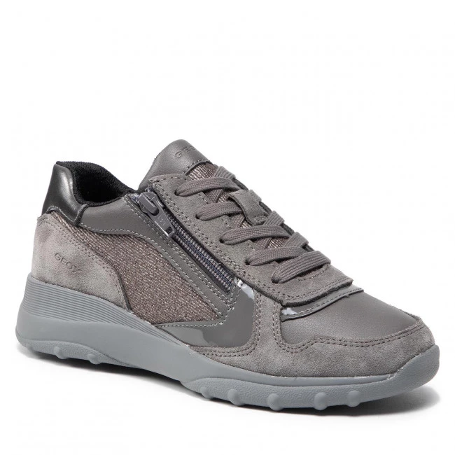 Chaussures Basses Sneakers GEOX - D Alleniee B D16LPB 0EW22 C9002 Dk Grey Gris