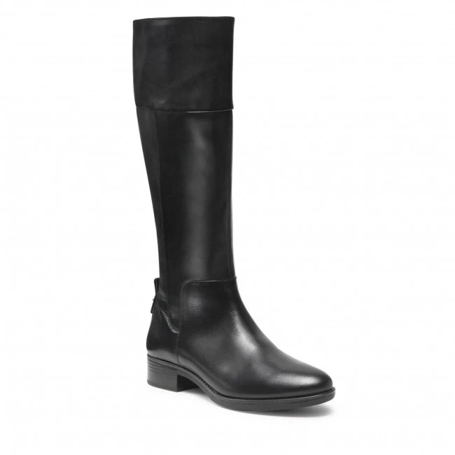 Bottes Et Autres Bottes Cavalières GEOX - D Felicity F D16G1F 00043 C9999 Blac Noir