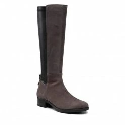 Bottes Et Autres Bottes GEOX - D Felicity D D16G1D 022KB C0062 Dk Grey/Black Gris