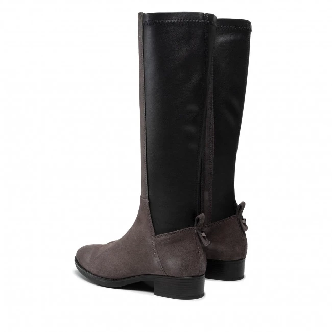 Bottes Et Autres Bottes GEOX - D Felicity D D16G1D 022KB C0062 Dk Grey/Black Gris â Image 3