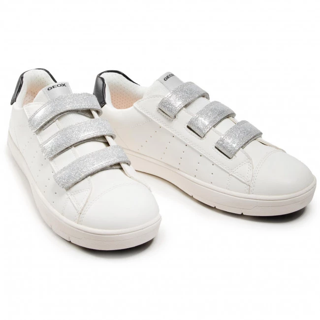 Chaussures Basses Sneakers GEOX - J Silenex G. B J15DWB 000BC C1000 S White Blanc – Image 6