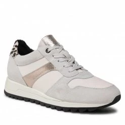 Chaussures Basses Sneakers GEOX - D Tabelya A D15AQA A02285 C1002 Off White Blanc, Gris