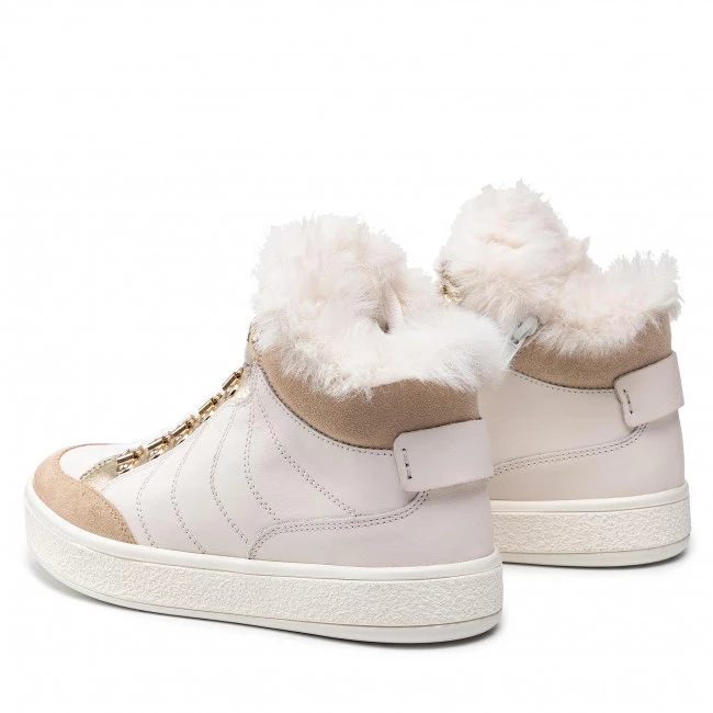Chaussures Basses Sneakers GEOX - D Leelu' A D16FFA 08522 C1181 Off White/Lt Taupe Blanc â Image 3