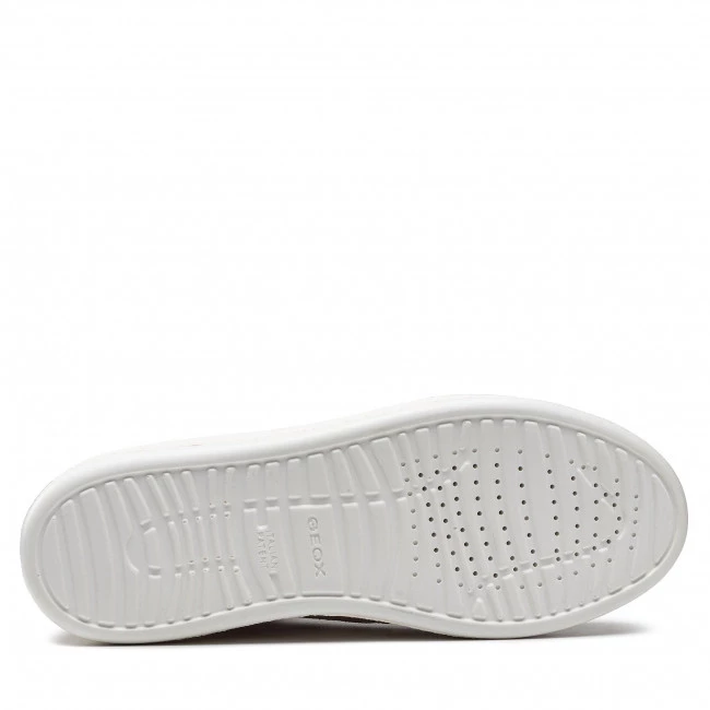 Chaussures Basses Sneakers GEOX - D Leelu' A D16FFA 08522 C1181 Off White/Lt Taupe Blanc â Image 4