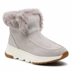 Bottes Et Autres Bottines GEOX - D Falena B Abx B D04HXB 02285 C1414 Lt Grey Gris