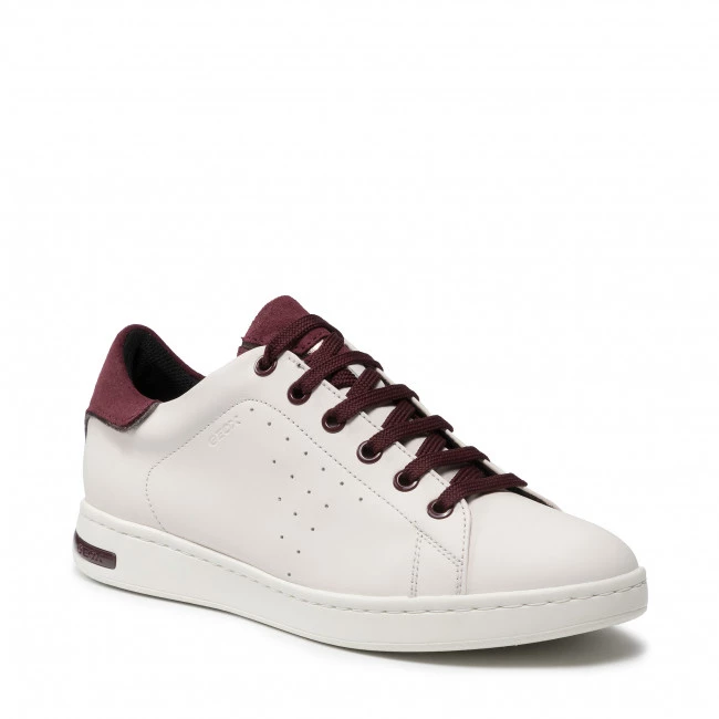 Chaussures Basses Sneakers GEOX - D Jaysen E D151BE-08522 C1Q7B Off White/Bordeaux Blanc