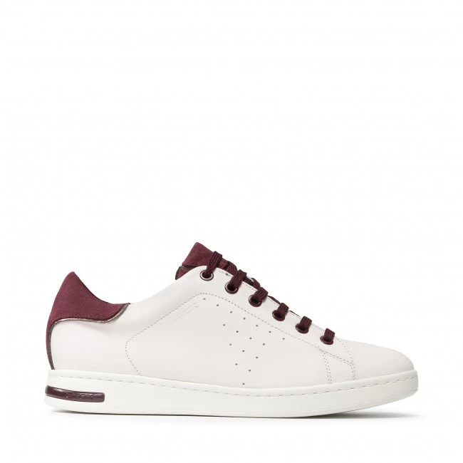 Chaussures Basses Sneakers GEOX - D Jaysen E D151BE-08522 C1Q7B Off White/Bordeaux Blanc â Image 2