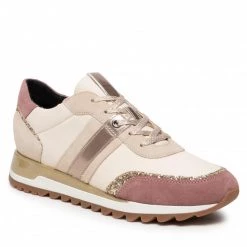 Chaussures Basses Sneakers GEOX - D Tabelya A D16AQA 08522 C5KH6 Cream/Lt Taupe Beige