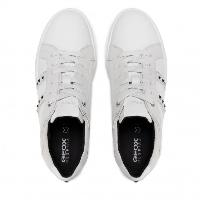Chaussures Basses Sneakers GEOX - D Leelu' C D16FFC 08522 C1352 White/Off White Blanc â Image 6