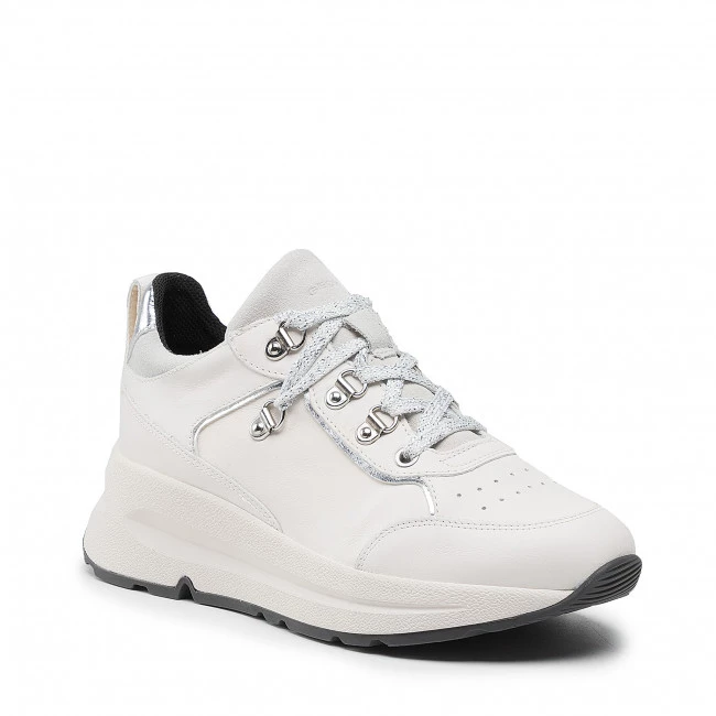 Chaussures Basses Sneakers GEOX - D Backsie C D16FLC 08522 C1002 Off White Blanc