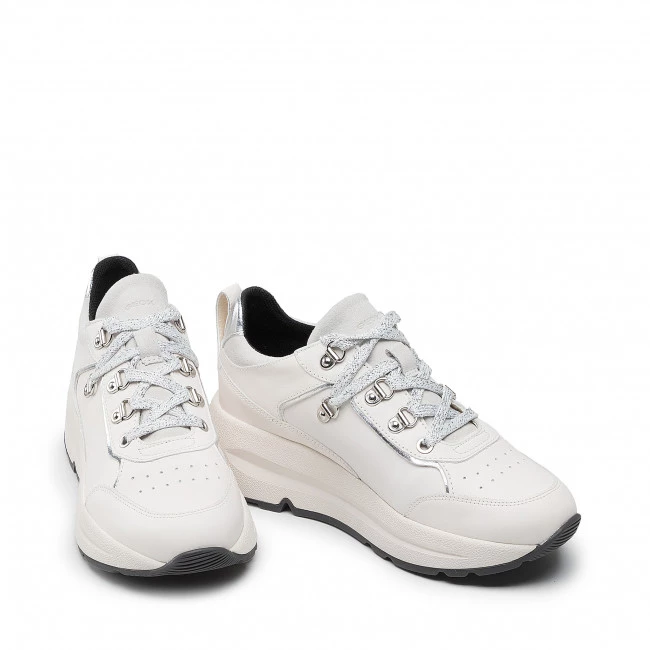 Chaussures Basses Sneakers GEOX - D Backsie C D16FLC 08522 C1002 Off White Blanc â Image 5