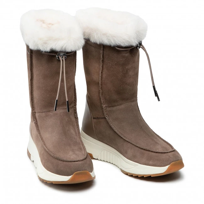 Bottes Et Autres Bottes De Neige GEOX - D Falena B Abx D D16HXD 02285 C6777 Tobbaco Marron â Image 5