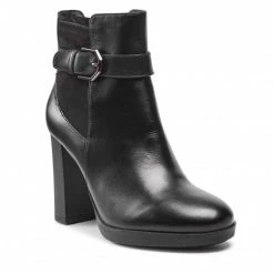 Bottes Et Autres Bottines GEOX - D Annya Pl.90 B D16PXB 085JZ C9999 Black Noir