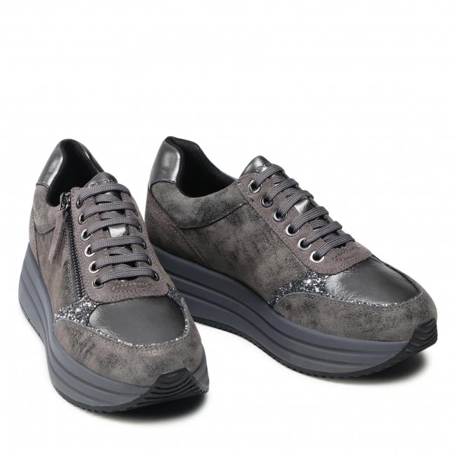 Chaussures Basses Sneakers GEOX - D Kency A D16QHA 0VI22 C9002 Dk Grey Gris â Image 5