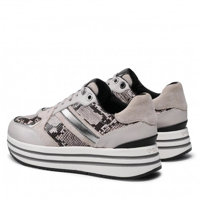 Chaussures Basses Sneakers GEOX - D Kency B D16QHB 04185 C5M1J Dk Beige/Ice Gris â Image 3